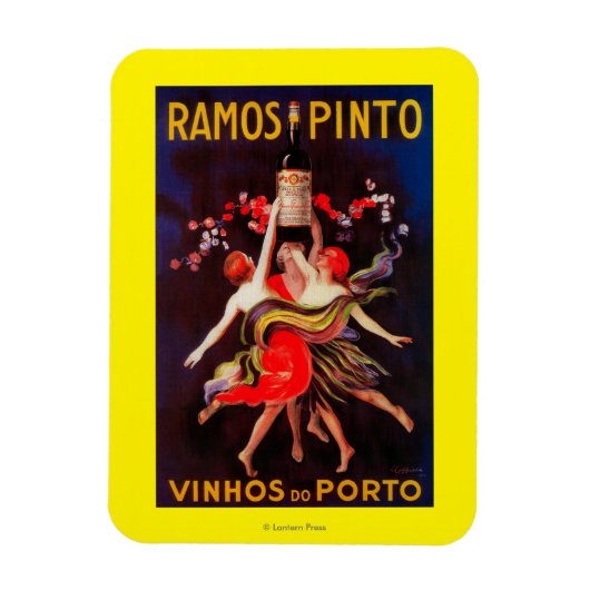 Magnet Flexible Ramos Pinto Poster Vintage Europe (Vertical)