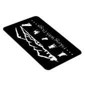 Magnet Flexible Randonnée Avec Chiens Flex Magnet-Black (Côté Droit)