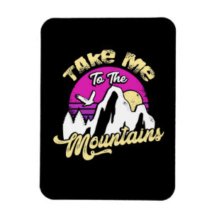 Magnet Flexible Randonnée M'Emmène À La Montagne