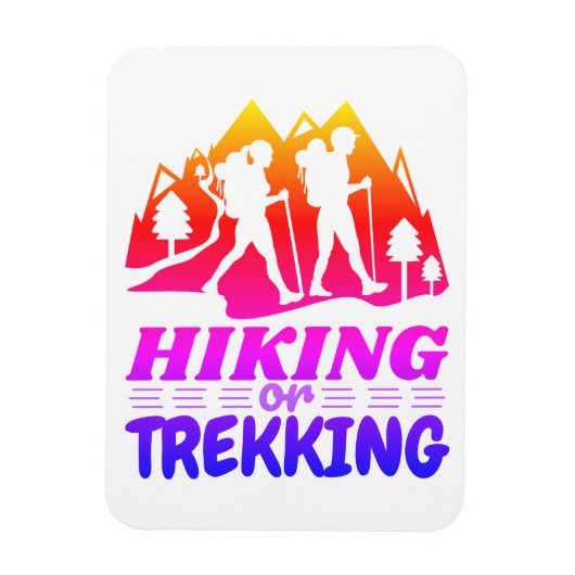 Magnet Flexible Randonnée ou trekking (Vertical)