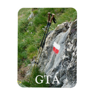 Magnet Flexible Randonnées, Trail Marker, Grand Tour des Alpes