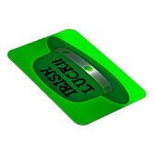 Magnet Flexible RANG DE CHANCE Vert Derby Casquette (Côté Droit)