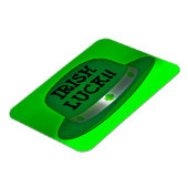 Magnet Flexible RANG DE CHANCE Vert Derby Casquette (Côté Gauche)