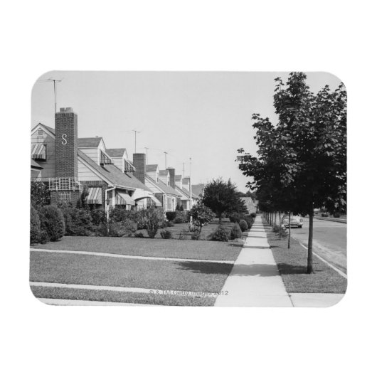 Magnet Flexible Rangée de maisons (Horizontal)