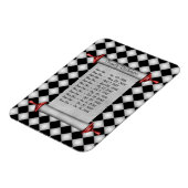 Magnet Flexible Rappel d'anniversaire de la famille magnétique - P (Côté Gauche)