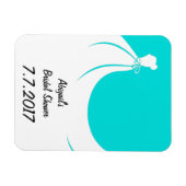 Magnet Flexible Rappel de Fêtes des mariées ou aimant de conservat (Horizontal)