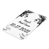 Magnet Flexible Rappel de Fêtes des mariées ou aimant de conservat (Côté Gauche)