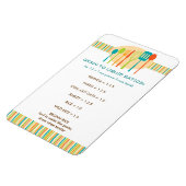 Magnet Flexible Rapport Eau/Grain - Guide de cuisine à l'aide de l (Côté Gauche)