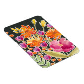 Magnet Flexible Rassemblement splendide - Fleurs roses et orange (Côté Droit)