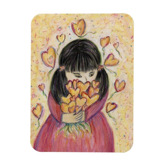 Magnet Flexible Rassembler les coeurs d'amour Les aimants frigorif (Vertical)