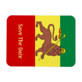 Magnet Flexible Rasta Reggae Lion de Juda (Horizontal)