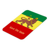 Magnet Flexible Rasta Reggae Lion de Juda (Côté Gauche)
