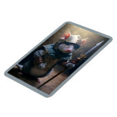 Magnet Flexible Rat médiéval avec aimant Spear (Côté Gauche)