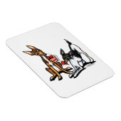 Magnet Flexible Rat Terrier Sweethees (Côté Droit)