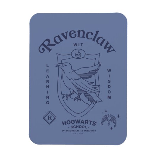 Magnet Flexible RAVENCLAW™ Wit Learning Wisdom Crest (Vertical)