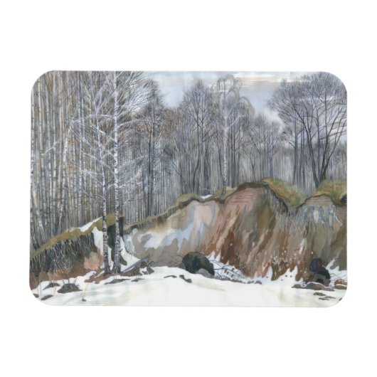 Magnet Flexible Ravin neigeux (Horizontal)