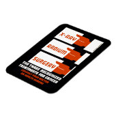 Magnet Flexible Rayon X, Radium, Chirurgie (Côté Gauche)