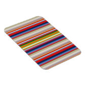 Magnet Flexible Rayures colorées chaudes (Côté Droit)