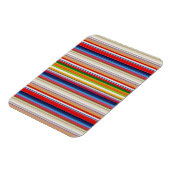 Magnet Flexible Rayures colorées chaudes (Côté Gauche)