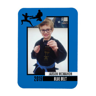 Magnet Flexible Réalisation de la ceinture Karate Aimant photo fle