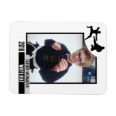 Magnet Flexible Réalisation de la ceinture Karate Aimant photo fle (Horizontal)