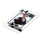 Magnet Flexible Réalisation de la ceinture Karate Aimant photo fle (Côté Gauche)