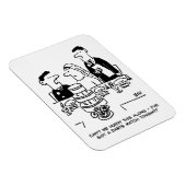 Magnet Flexible Réception de mariage Le marié participe à un match (Côté Droit)