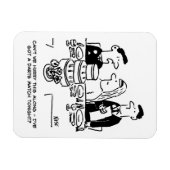 Magnet Flexible Réception de mariage Le marié participe à un match (Horizontal)