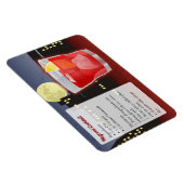 Magnet Flexible Recette de cocktail Negroni (Côté Droit)