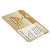 Magnet Flexible Recette de cocktail Sidecar (Côté Droit)