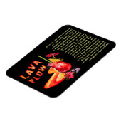 Magnet Flexible Recette de flux de lave (Côté Gauche)