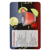 Magnet Flexible Recette de fraise Daiquiri (Vertical)