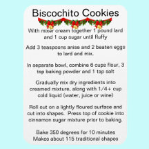 Recette officielle du cookie Biscochito du Nouveau
