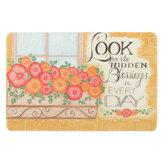 Magnet Flexible Recherchez les Bienfaits Cachés Aimant 4" x 6" (Horizontal)