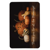 Magnet Flexible Récolte d'automne | Merci Pour Toutes Les Bénédict (Vertical)