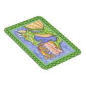 MAGNET FLEXIBLE RÉCOLTE D'INCENDIE DRAGON ÉCLAIRANT LES BOUGIES D' (Côté Droit)