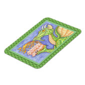 MAGNET FLEXIBLE RÉCOLTE D'INCENDIE DRAGON ÉCLAIRANT LES BOUGIES D' (Côté Gauche)