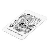 Magnet Flexible Récolte Festival Service de l'église avec orgue de (Côté Gauche)