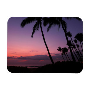 Magnet Flexible Rectangle magnétique du coucher de soleil tropical