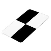Magnet Flexible Rectangles noir et blanc (Côté Gauche)