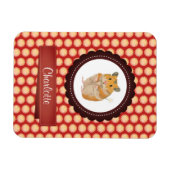 Magnet Flexible Red Ajouter Votre Nom Hamster (Horizontal)