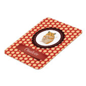 Magnet Flexible Red Ajouter Votre Nom Hamster (Côté Gauche)