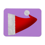 Magnet Flexible Red Christmas Santa Hat (Horizontal)
