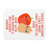 Magnet Flexible red pepper and butternut squassoup (Horizontal)