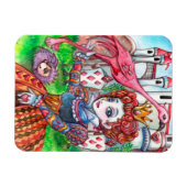 Magnet Flexible Red Queen's Golf Time (Horizontal)
