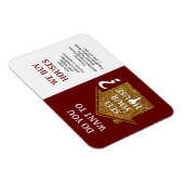 Magnet Flexible Red Realtor NOUS ACHETONS DES MAISONS (Côté Droit)