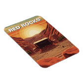 Magnet Flexible Red Rocks Amphitheater Colorado (Côté Droit)