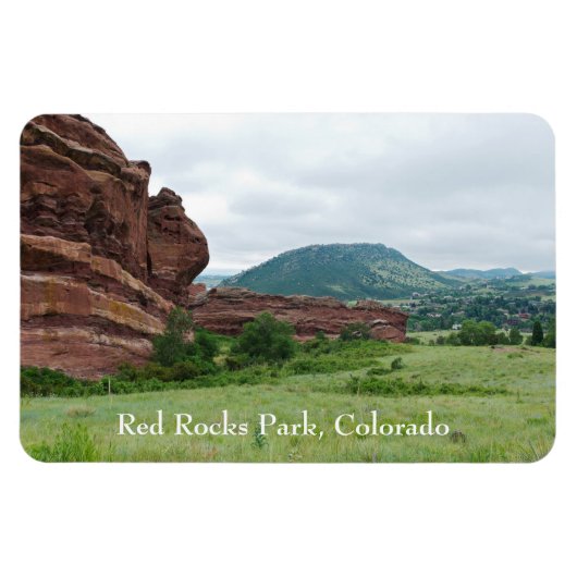 Magnet Flexible Red Rocks Park et Mountain Range (Horizontal)