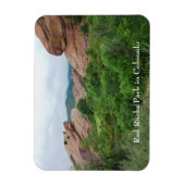 Magnet Flexible Red Rocks Ridge Mountains et Valley (Vertical)