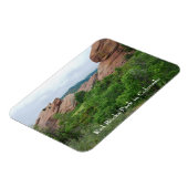 Magnet Flexible Red Rocks Ridge Mountains et Valley (Côté Gauche)